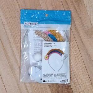 Mini Makers Kids 6+ Creatology Rainbow Headband Kit DIY New